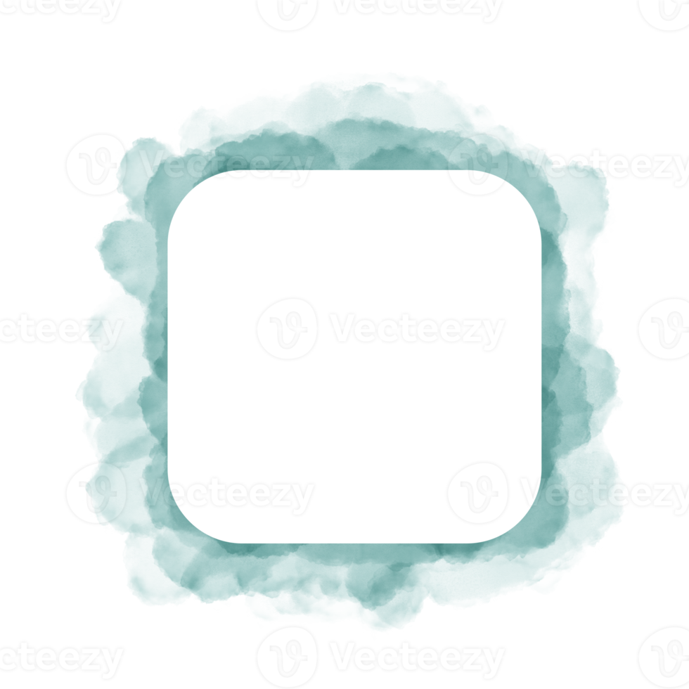 hand painted watercolor rectangle on a white background, Vector soft watercolor splatter background, Watercolor abstract shape isolated on white background, Paint splash png