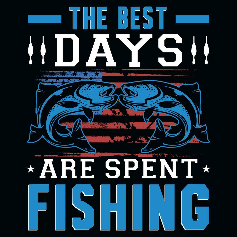 Fishing graphics tshirt design vector design