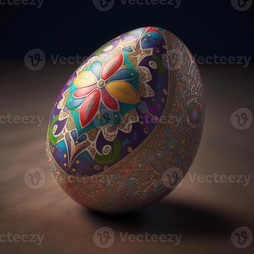 Decorative Colorful Easter eggs images for Easter day photo