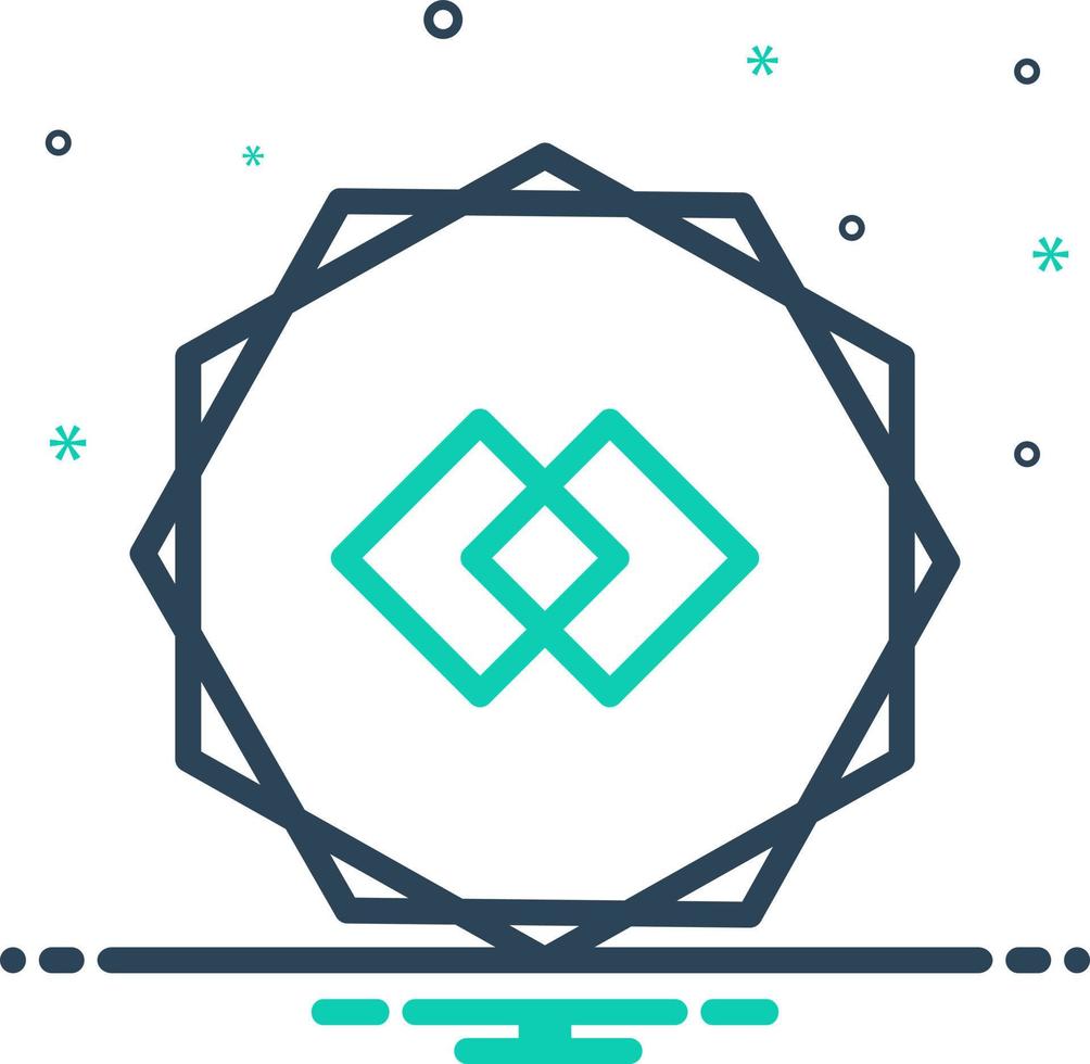 mix icon for combination vector