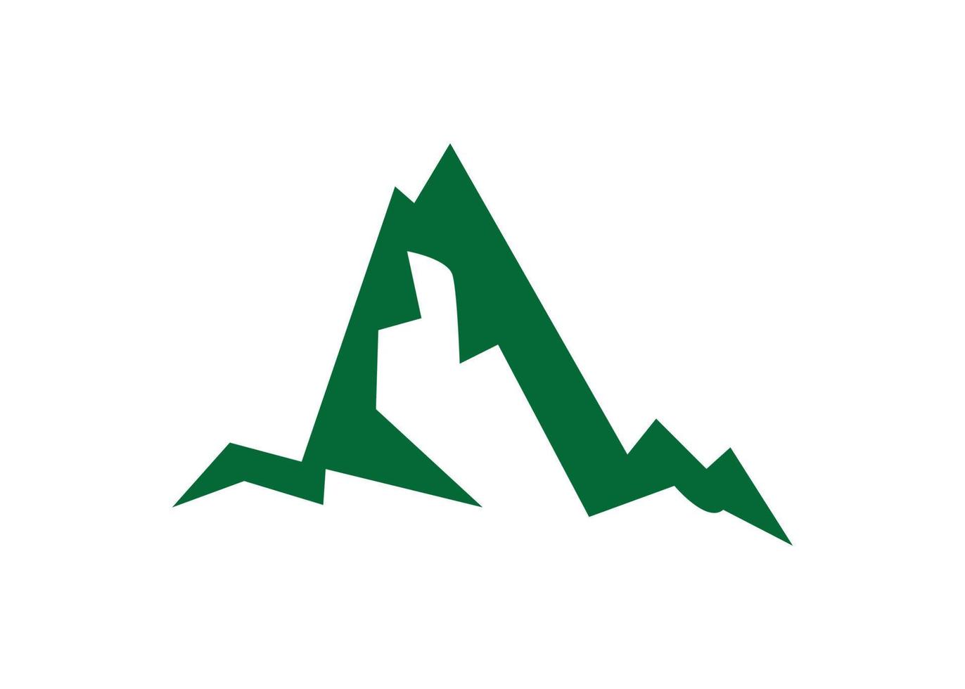 Mountain logo icon design template isolated vector