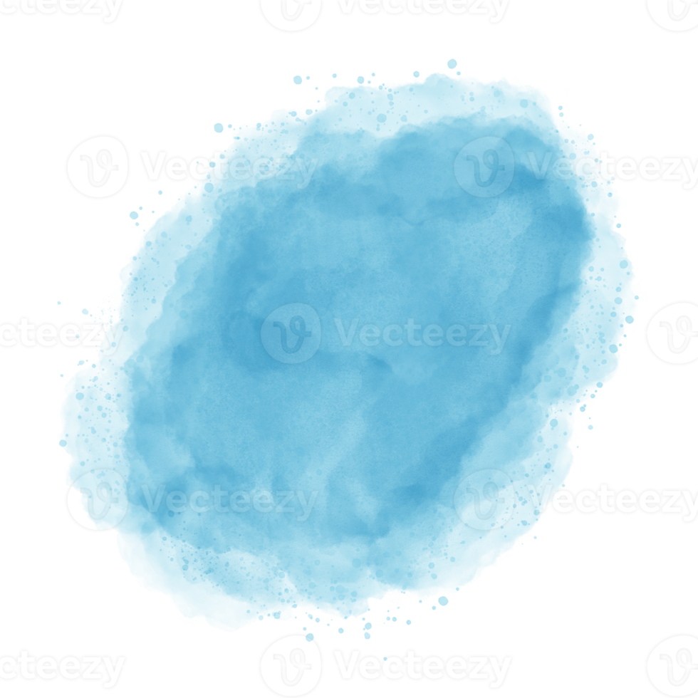 Abstract light blue watercolor for background, Vector soft watercolor splash smudge background, background blob png