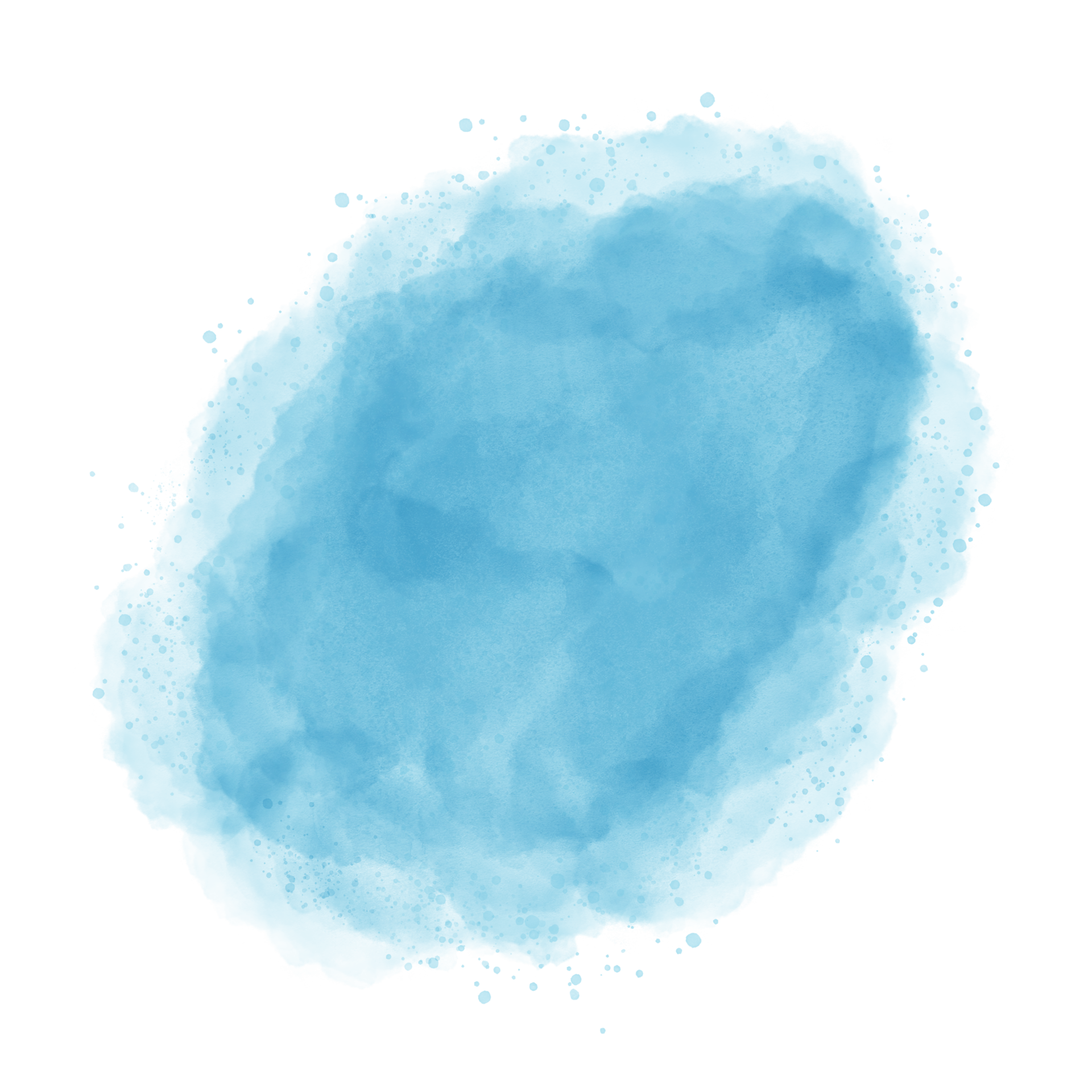 Light blue paint splatter top