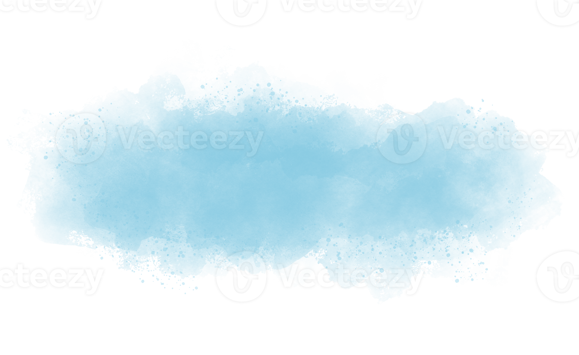 Abstract light blue watercolor for background Vector soft watercolor