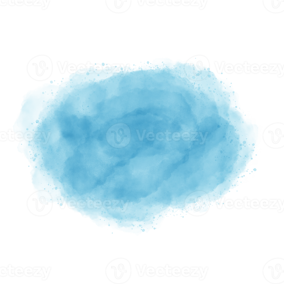 Abstract light blue watercolor for background, Vector soft watercolor splash smudge background, background blob png