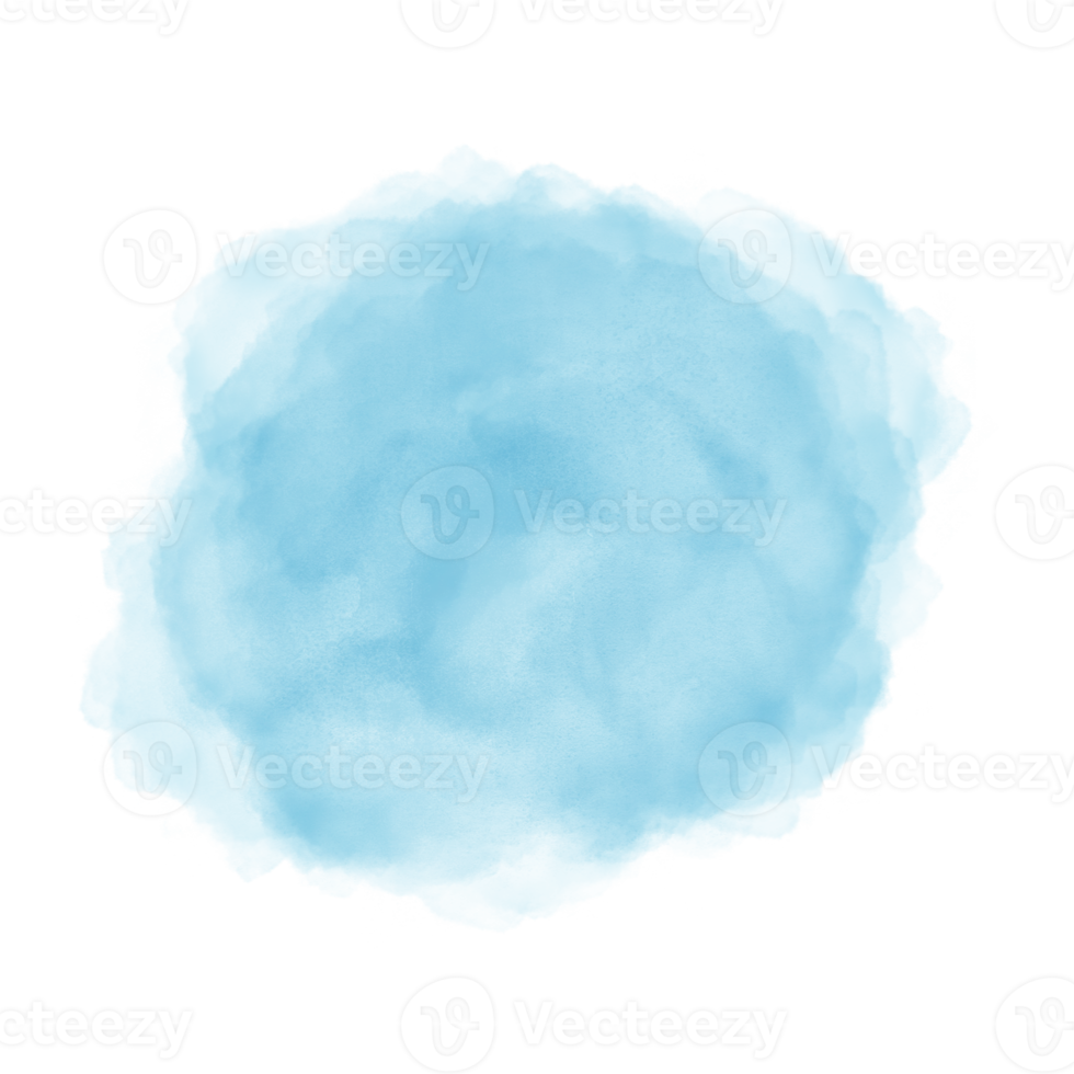 Abstract light blue watercolor for background, Vector soft watercolor splash smudge background, background blob png