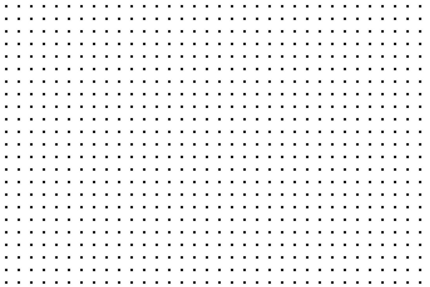 abstract seamless monochrome black dot grid with transparent bg. vector