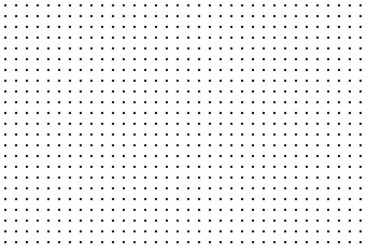 abstract seamless monochrome black dot grid with transparent bg. vector