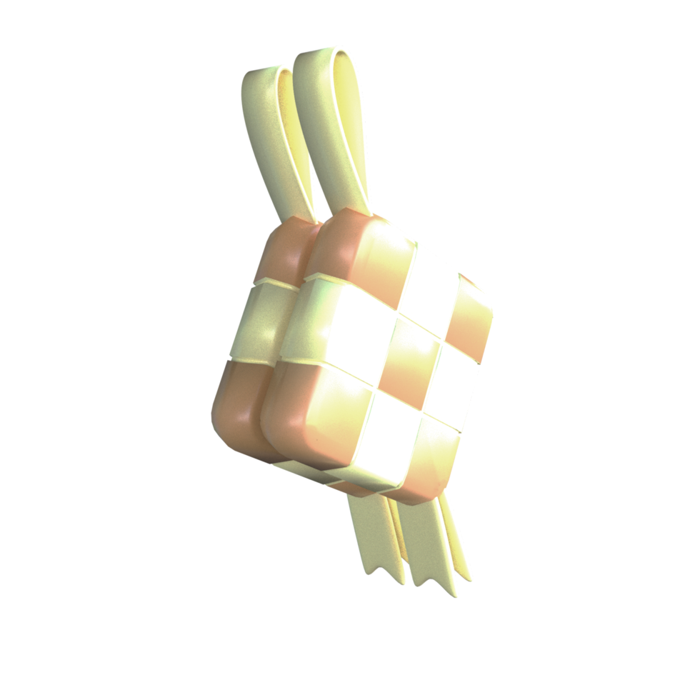 Ketupat 3D Icon png