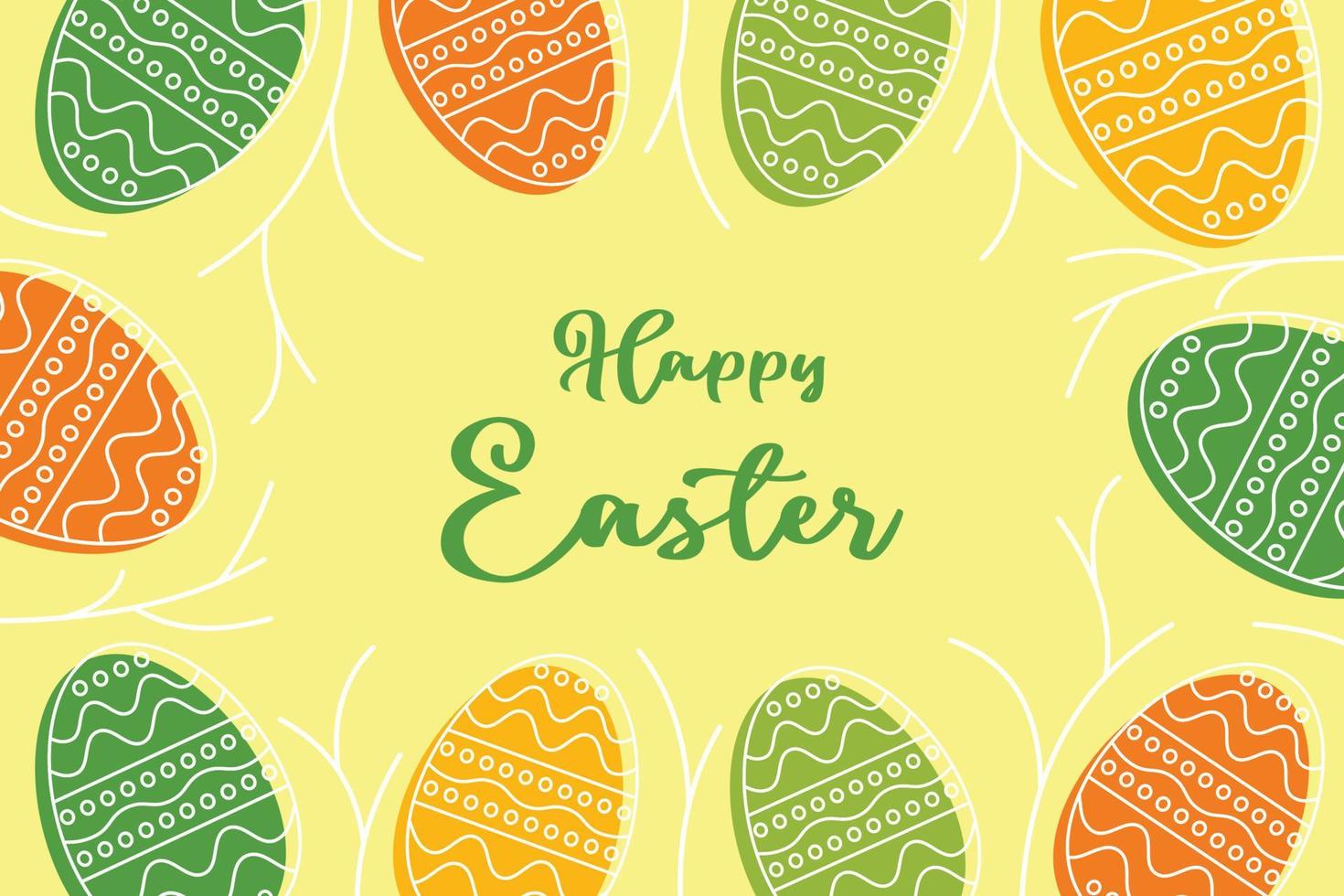 geometric pattern abstract background, with transparent easter ornament and twigs, Template for banner, poster, social media, spring greeting card. vector