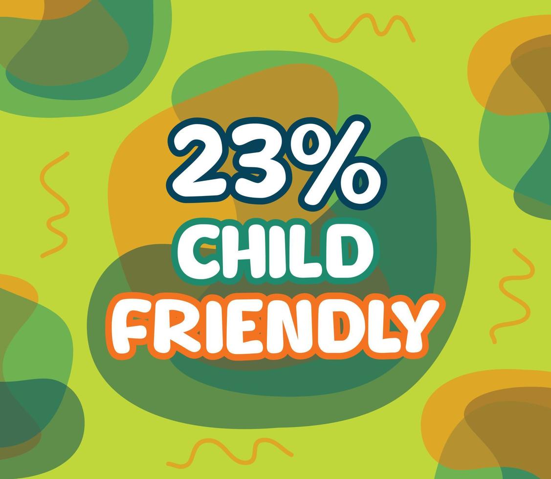 square shape banner vector, illustration of GMO percentage. interesting gradation design with child theme. vector