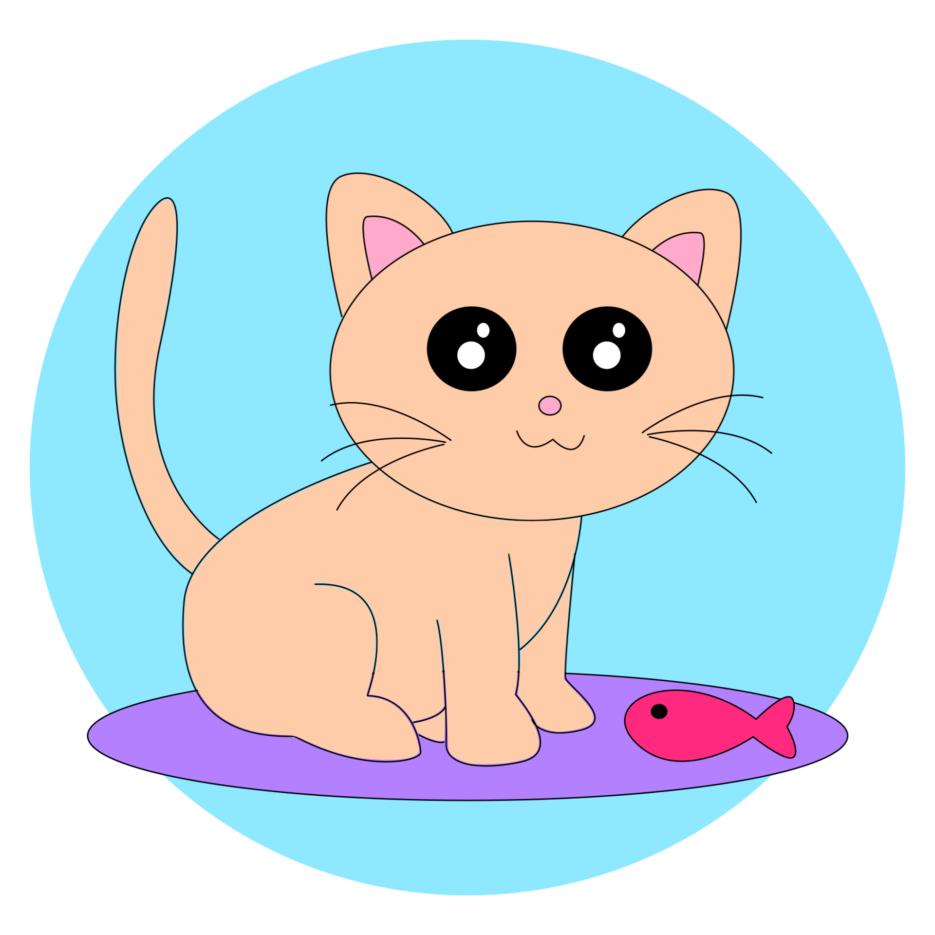 Free Cute Cat Cartoon 8481105 Png With Transparent Ba - vrogue.co