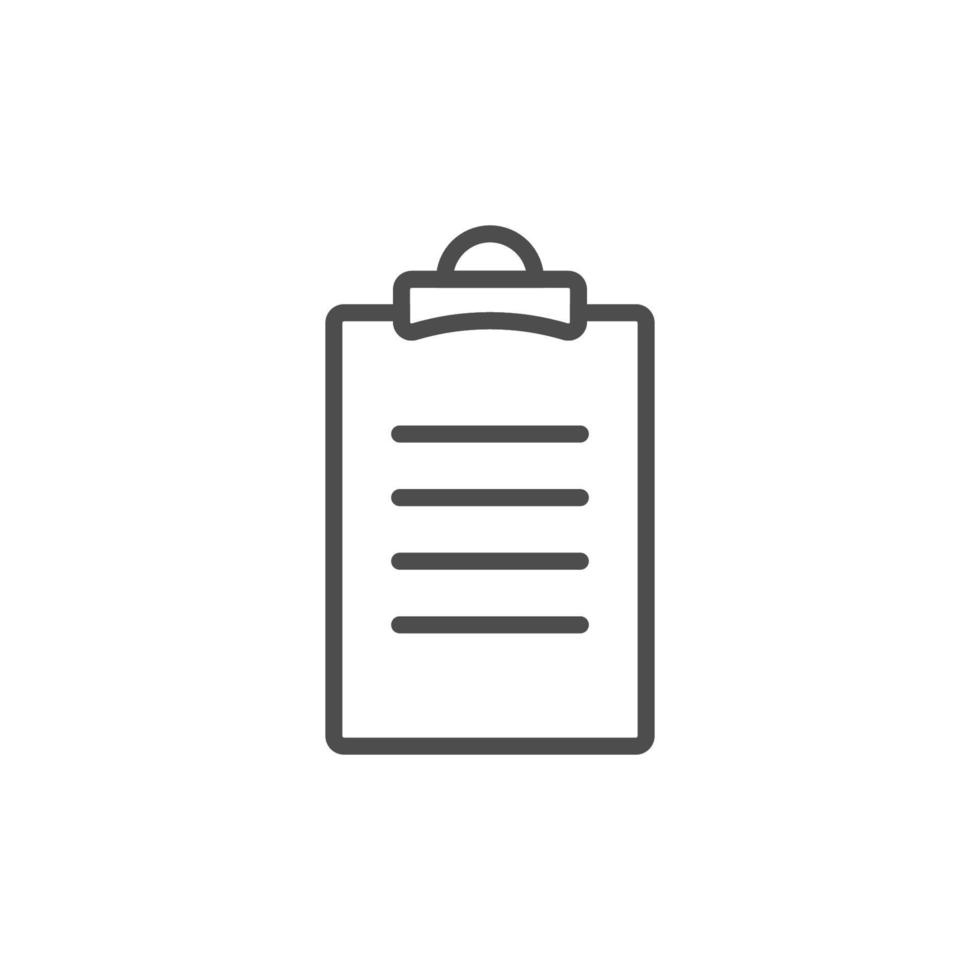 worksheet and document simple icon vector
