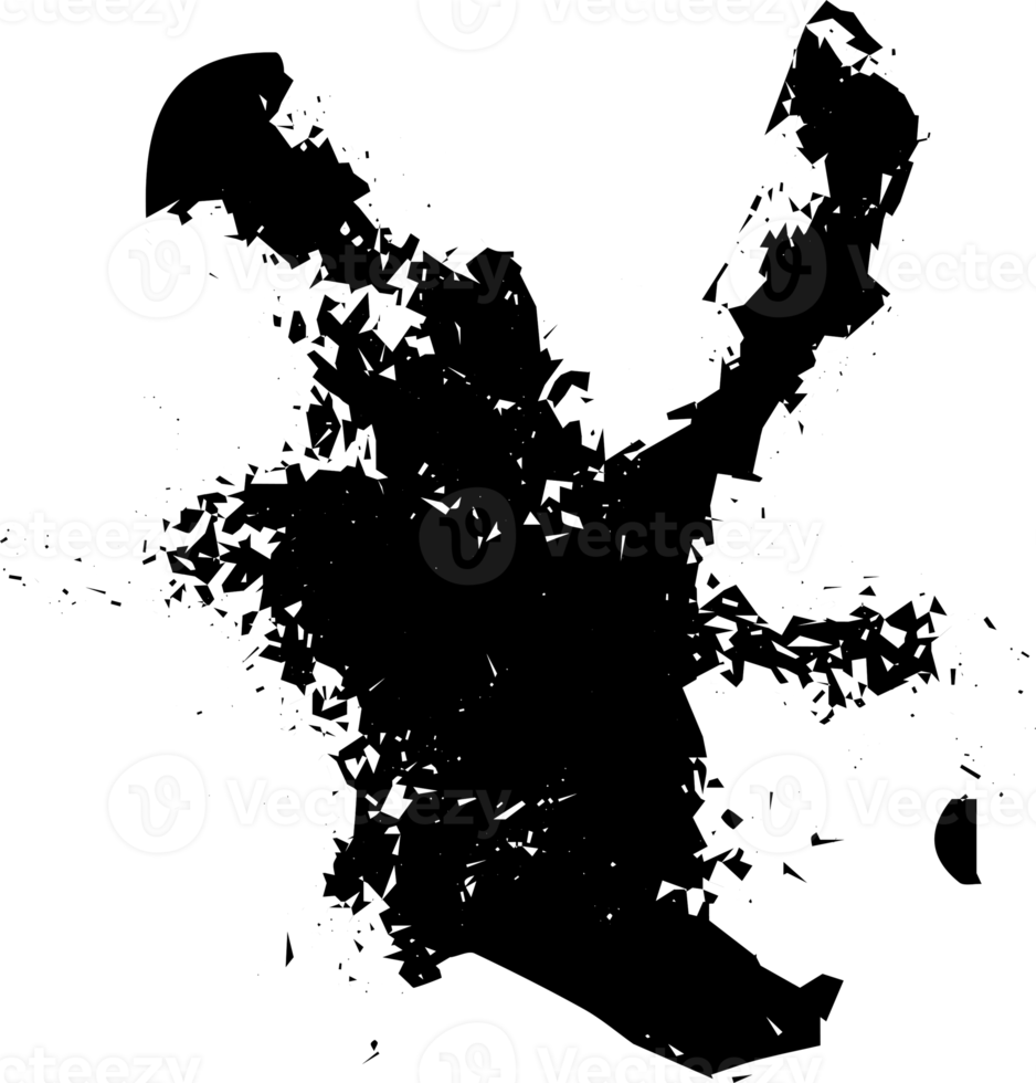 Rustic grunge texture with grain and stains. Abstract noise background. PNG graphic illustration with transparent background.