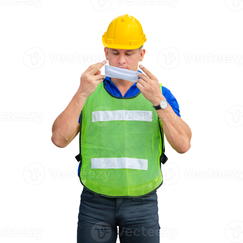 ingeniero hombre, trabajador en difícil sombrero png