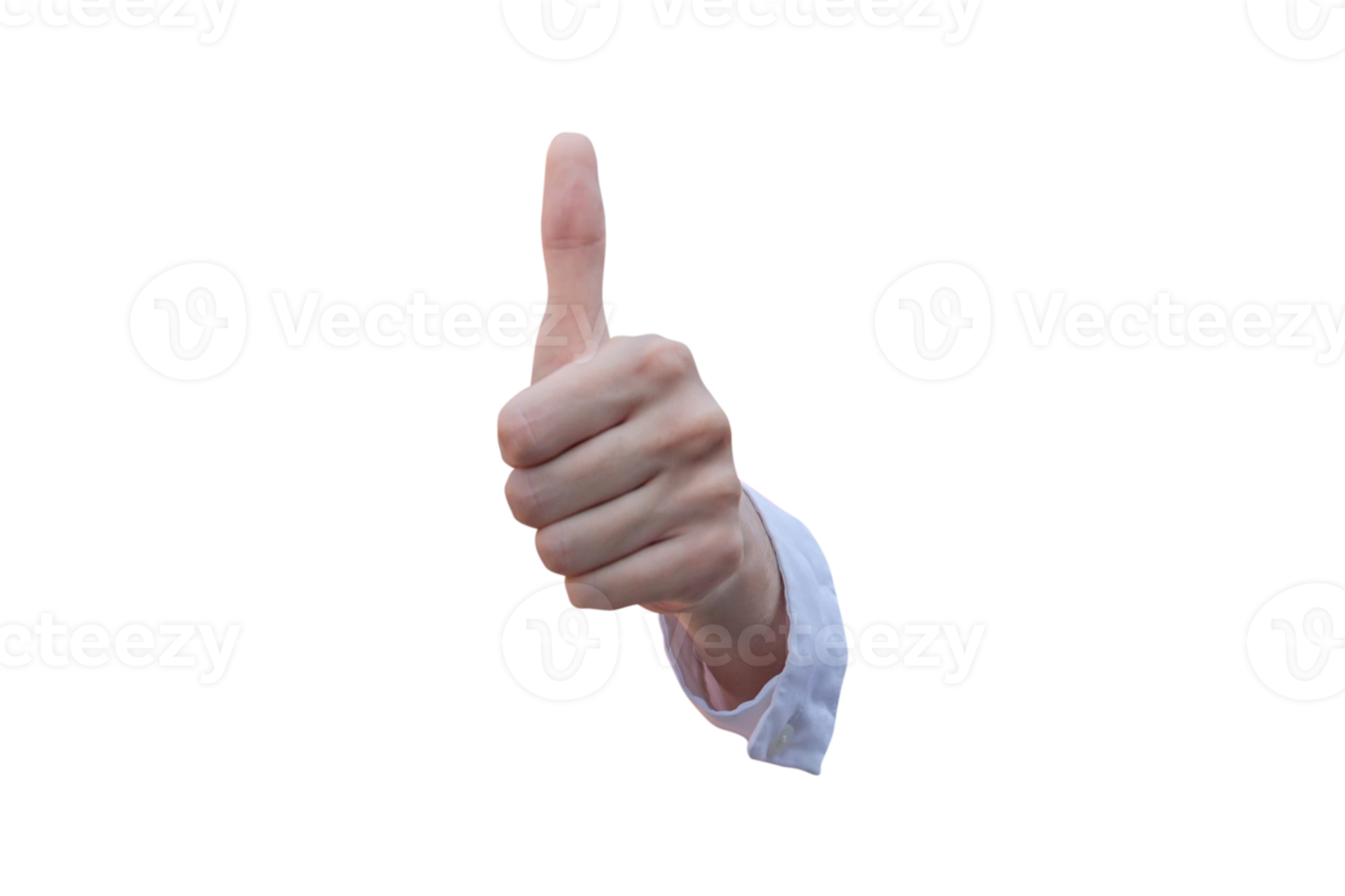 Hand zeigen Daumen oben png