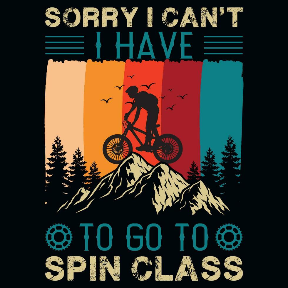 Mountain biking adventures tshirt design vector