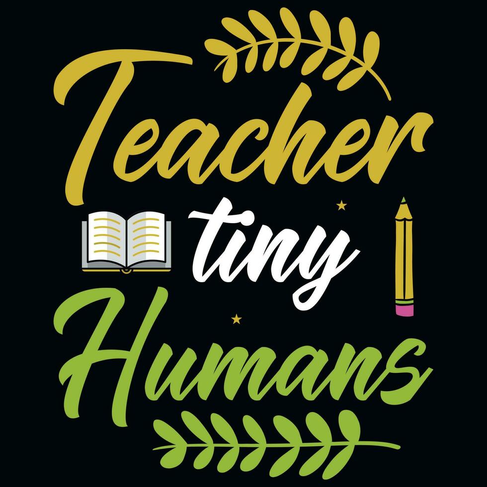 Elementary school teaching typography tshirt design vector