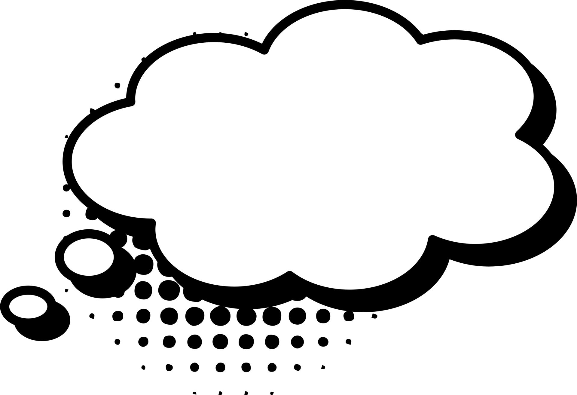 Thinking bubble png graphic clipart design 22479035 PNG