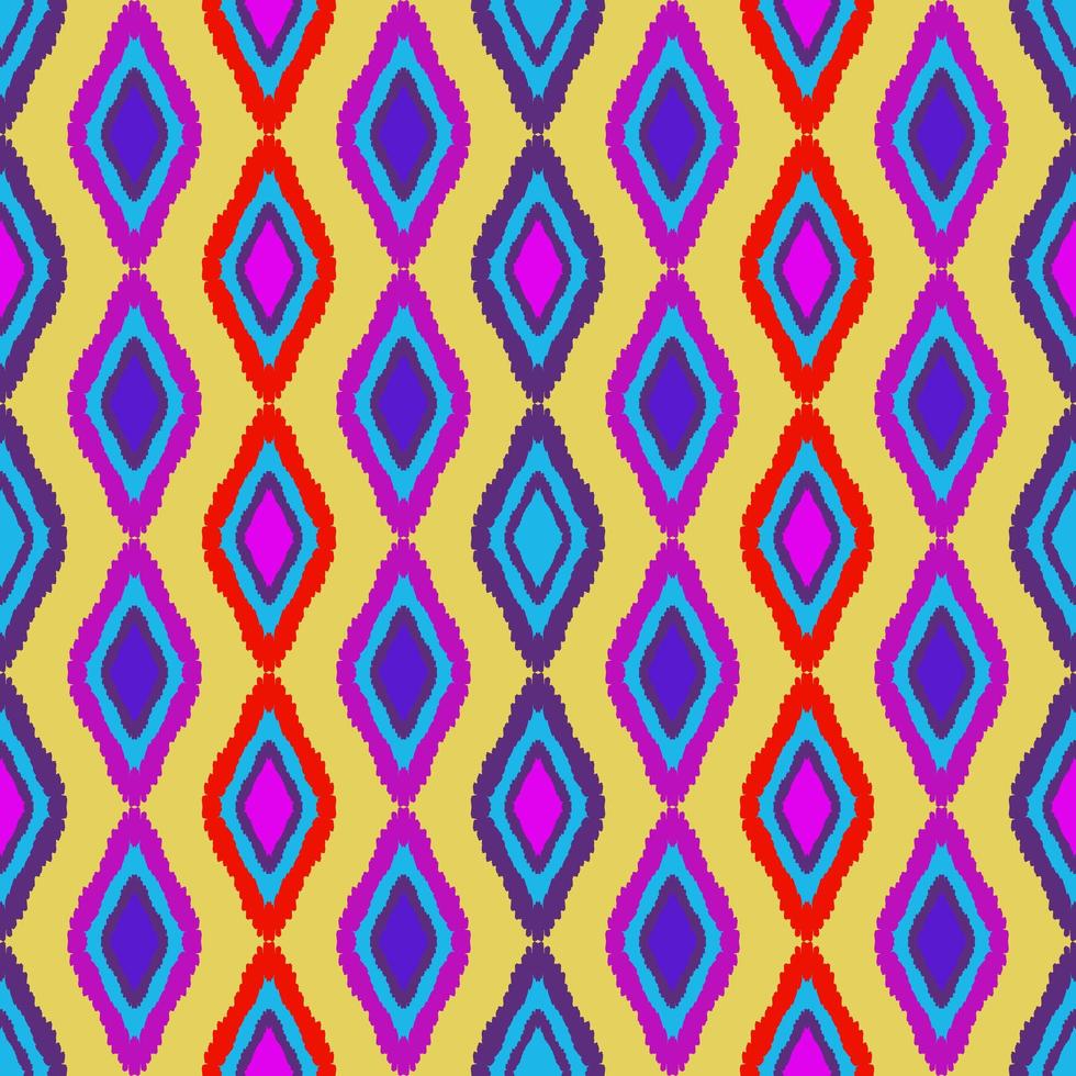 yellow geometric ethnic pattern traditional illustration background photo