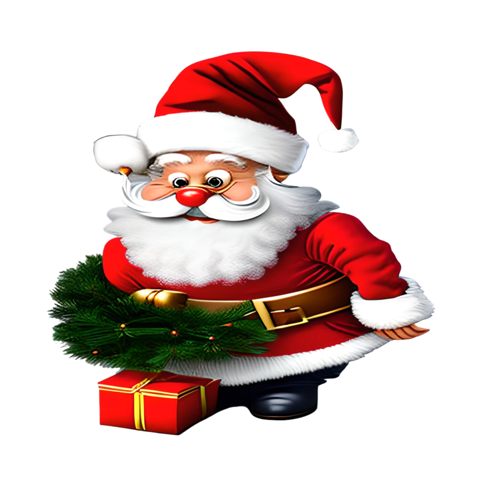 Frohe Weihnachten Santa Claus png