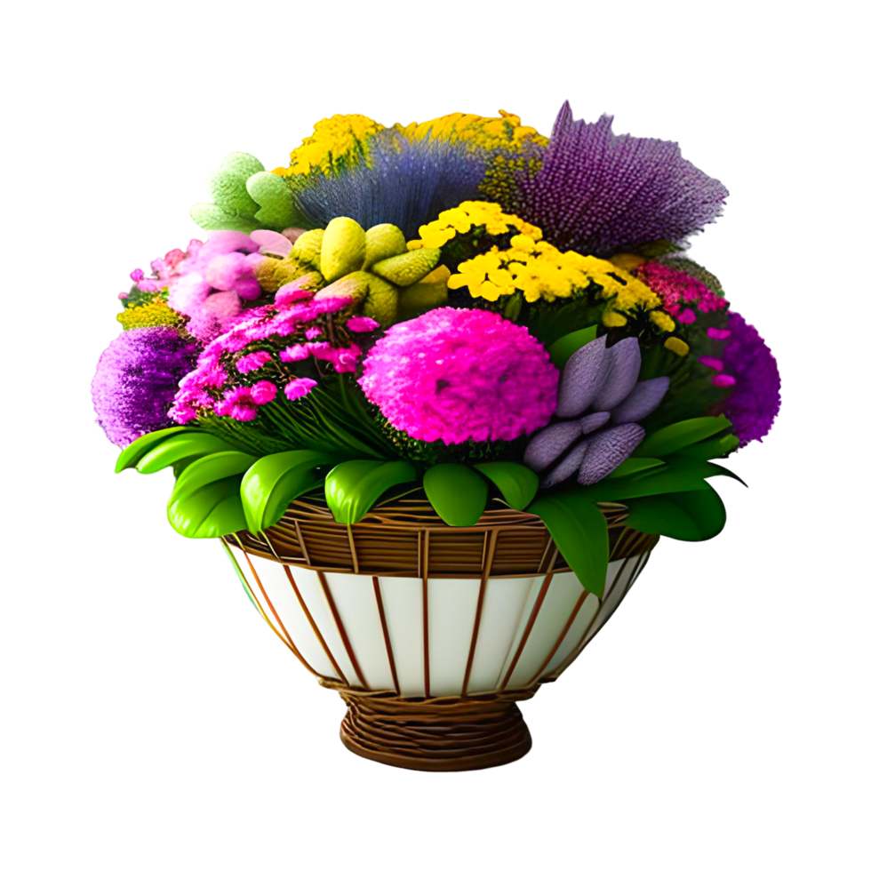 Beautiful Natural colorful Flowers Bouquet png