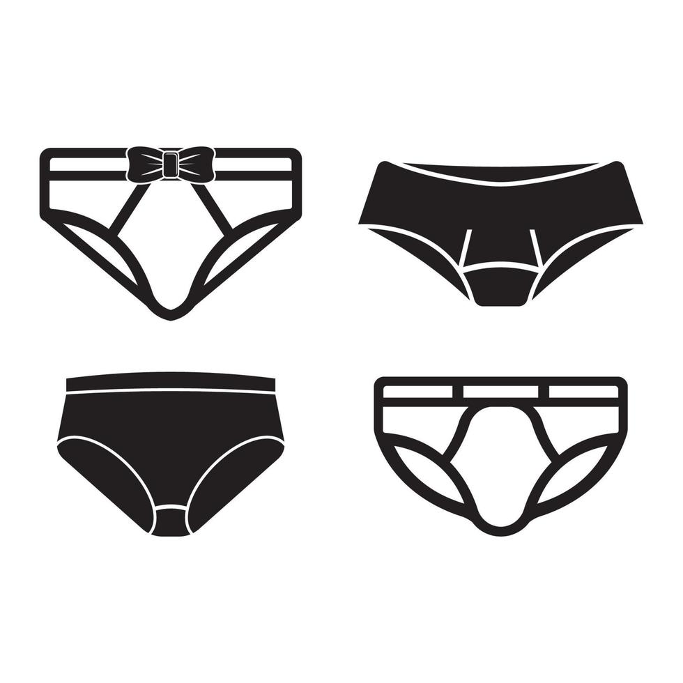 Underpants icon symbol illustration design template vector