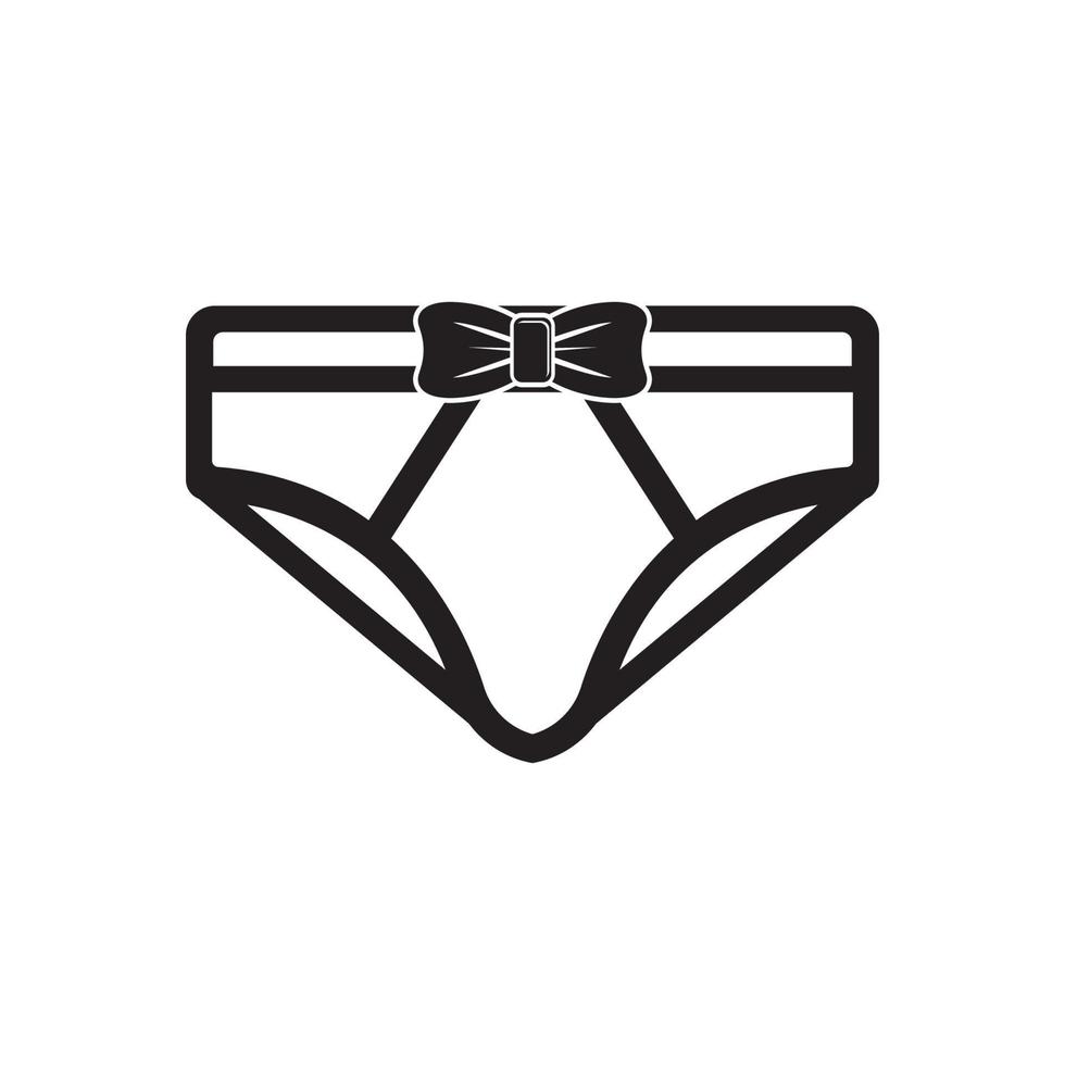 Underpants icon symbol illustration design template vector