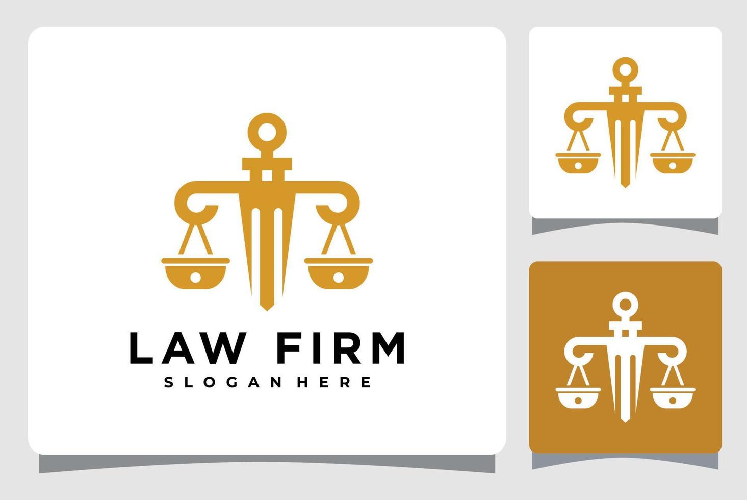 Justice Law Firm Logo Template Design Inspiration vector