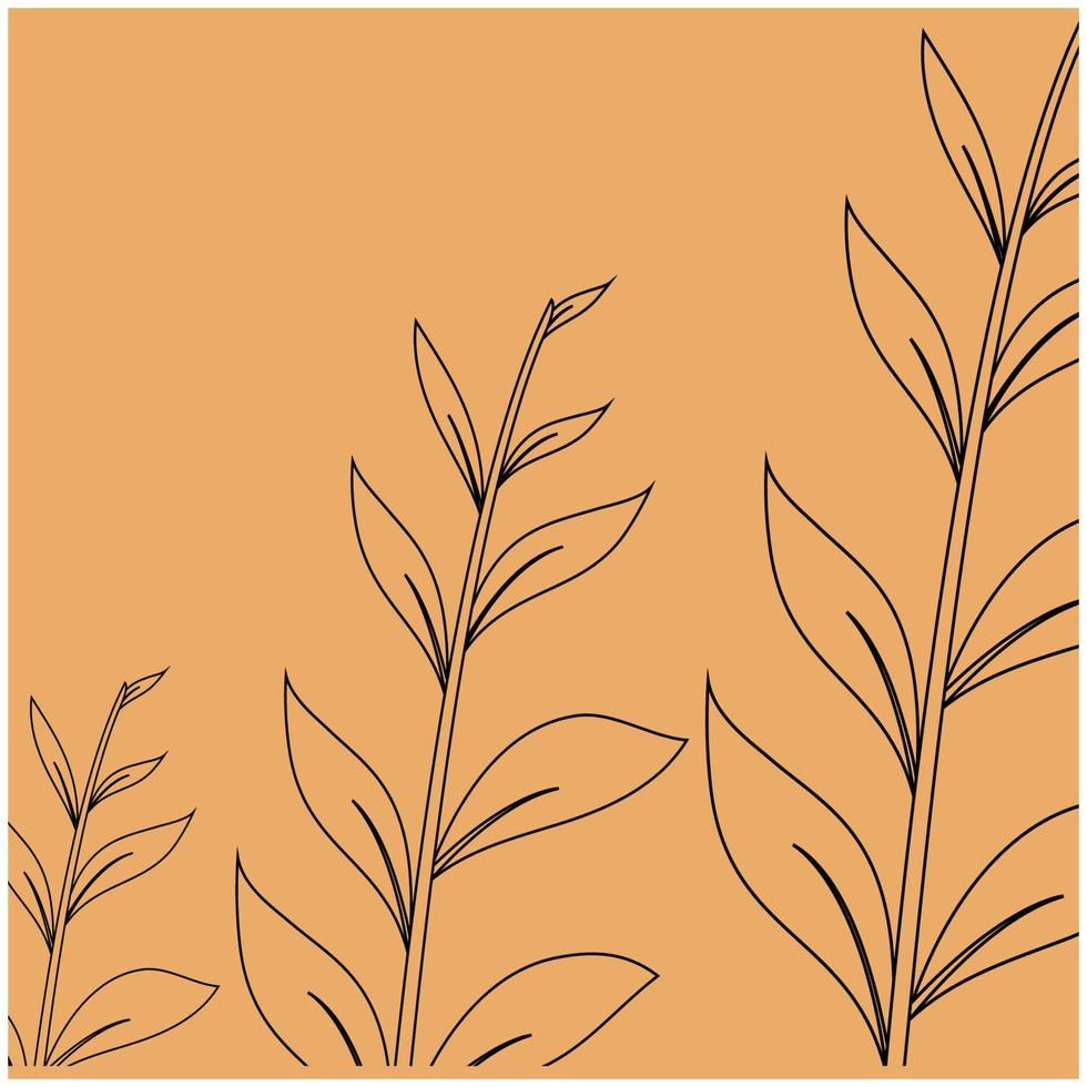 leaf background vector
