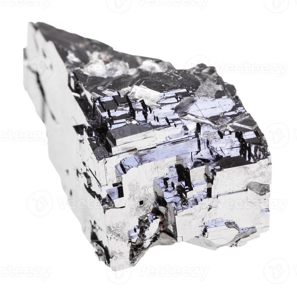 natural Galena stone isolated photo