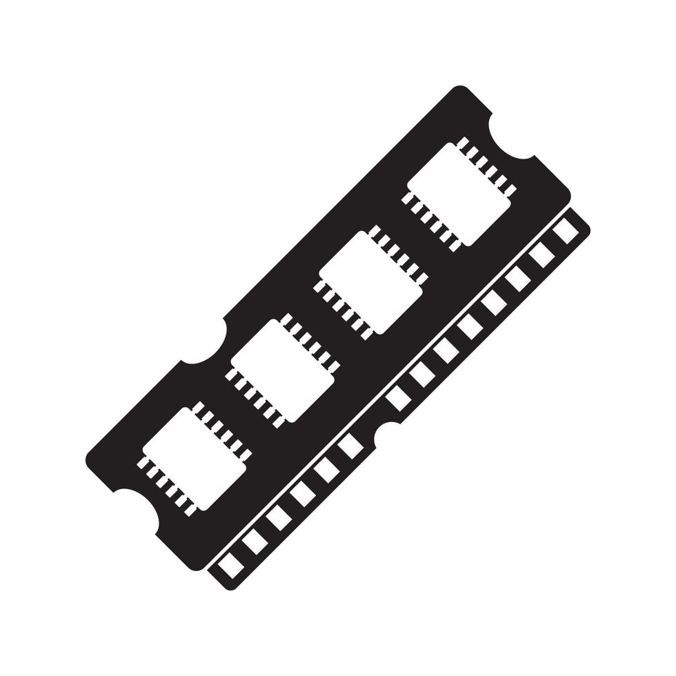 computer RAM icon. vector illustration symbol design
