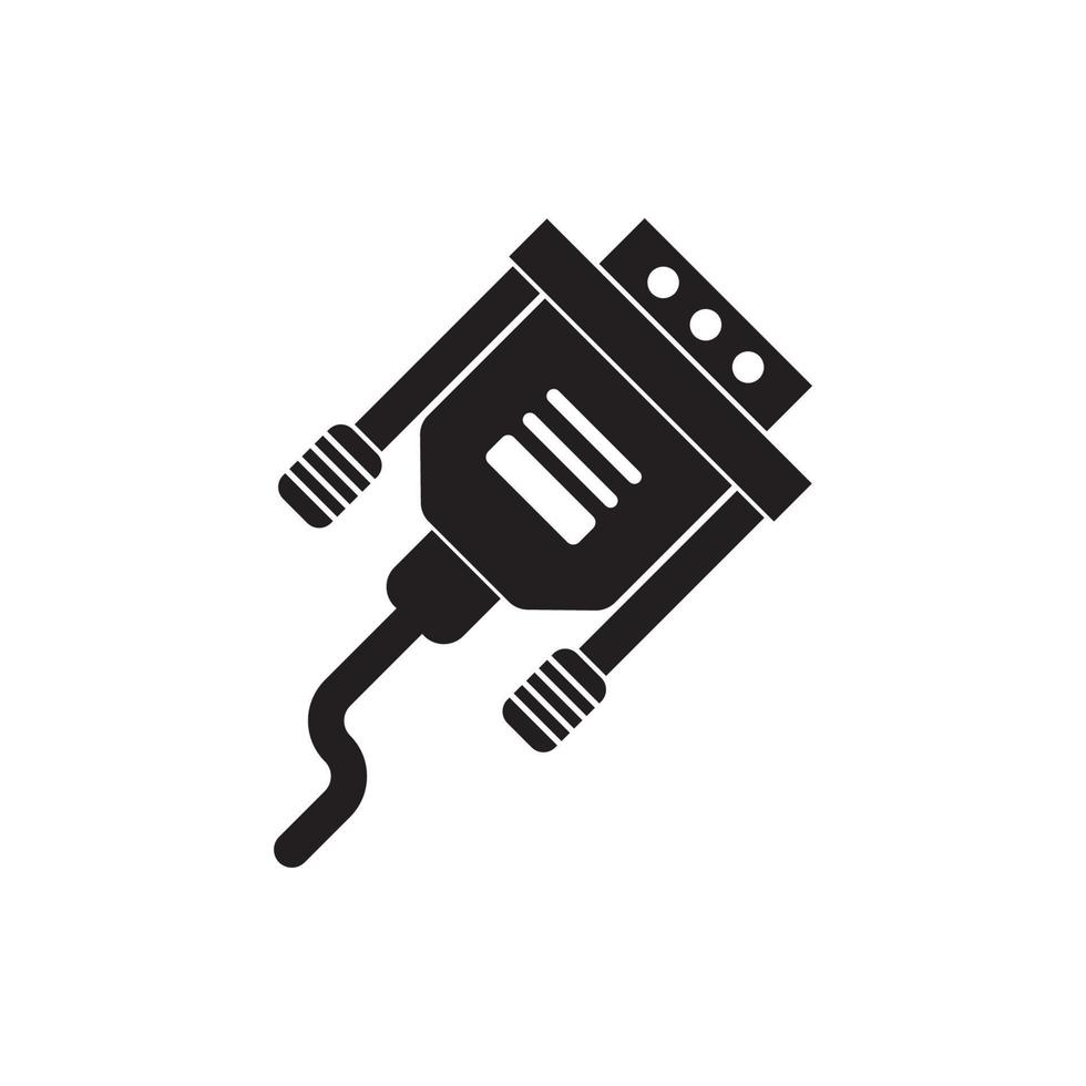 vga cable icono. vector ilustración símbolo diseño.