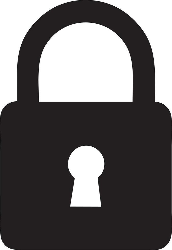 Lock security icon symbol vector image. Illustration of the key secure access system vector design. EPS 10