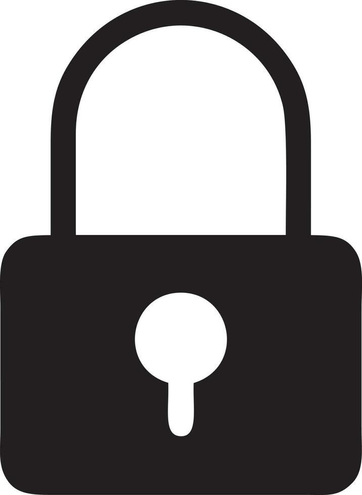 Lock security icon symbol vector image. Illustration of the key secure access system vector design. EPS 10