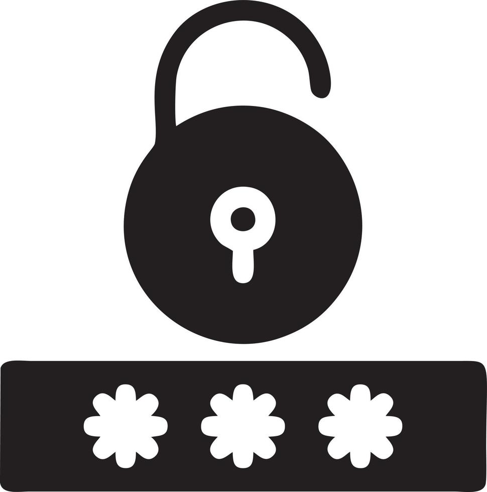 Lock security icon symbol vector image. Illustration of the key secure access system vector design. EPS 10