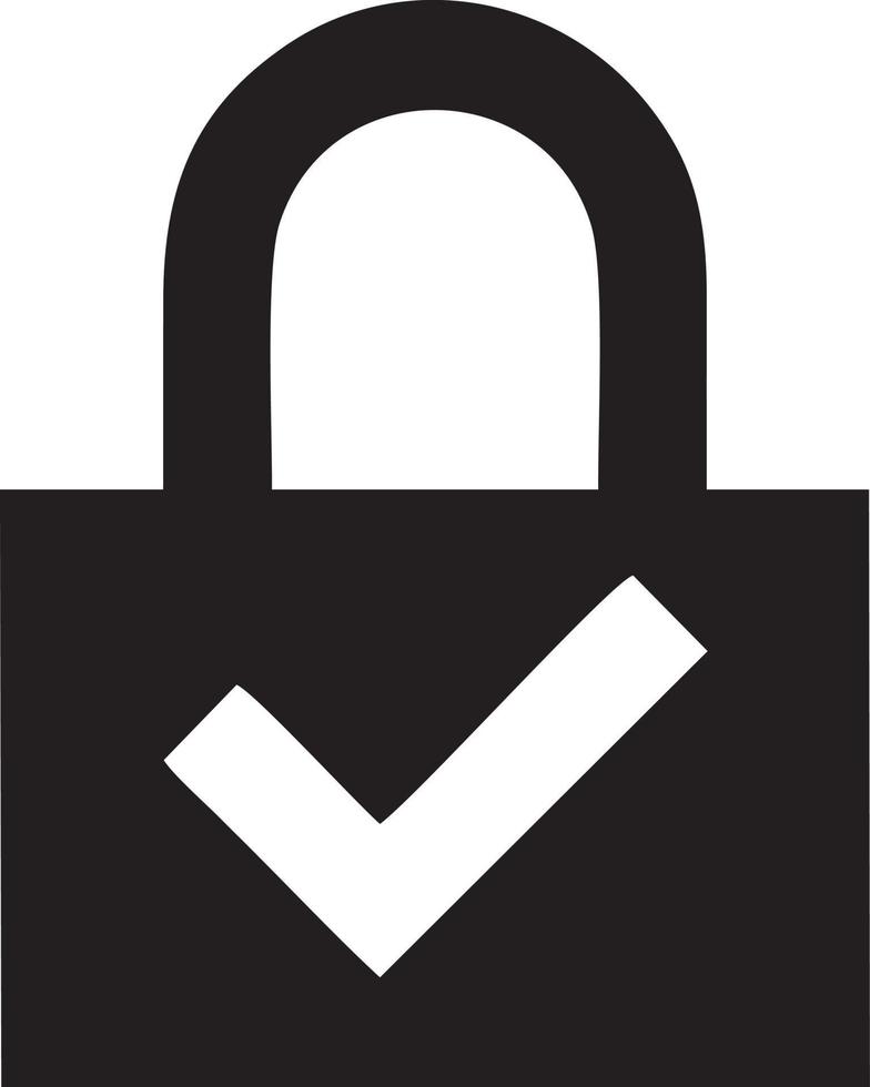 Lock security icon symbol vector image. Illustration of the key secure access system vector design. EPS 10