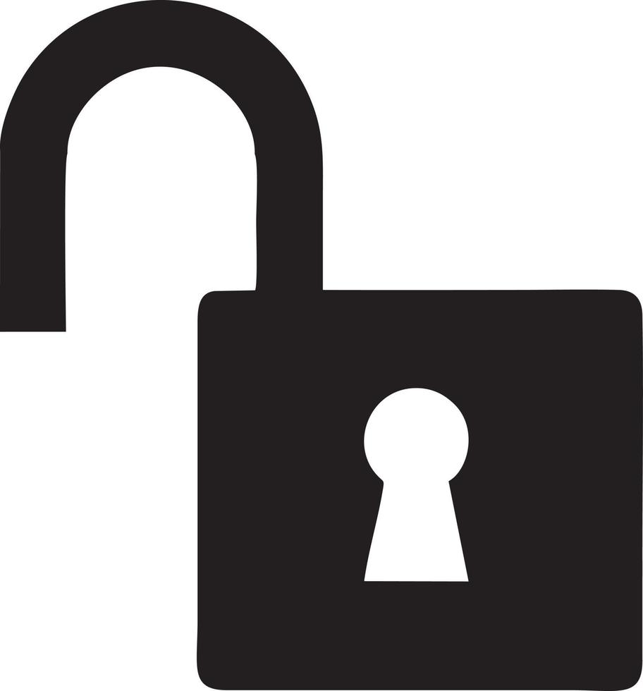 Lock security icon symbol vector image. Illustration of the key secure access system vector design. EPS 10