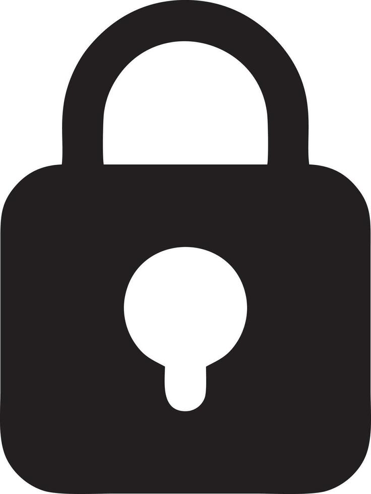 Lock security icon symbol vector image. Illustration of the key secure access system vector design. EPS 10