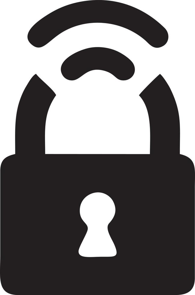 Lock security icon symbol vector image. Illustration of the key secure access system vector design. EPS 10