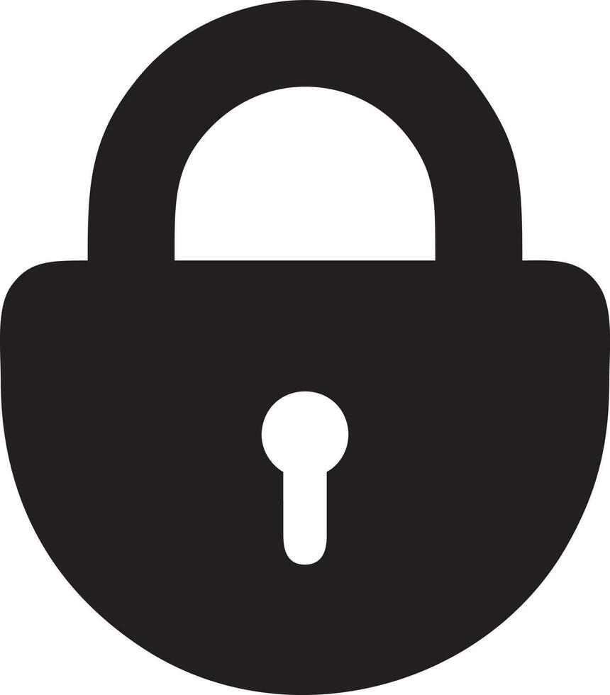 Lock security icon symbol vector image. Illustration of the key secure access system vector design. EPS 10
