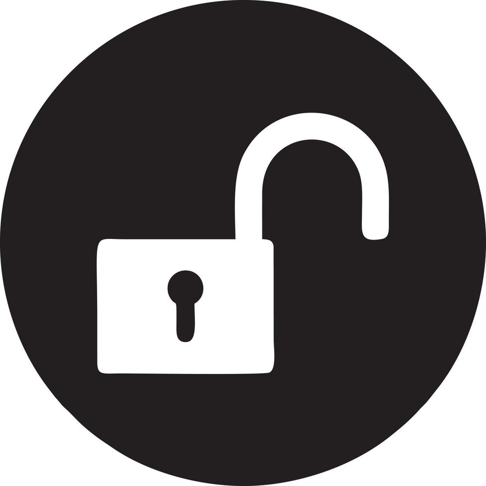 Lock security icon symbol vector image. Illustration of the key secure access system vector design. EPS 10