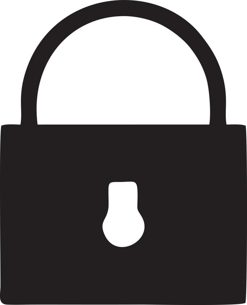 Lock security icon symbol vector image. Illustration of the key secure access system vector design. EPS 10