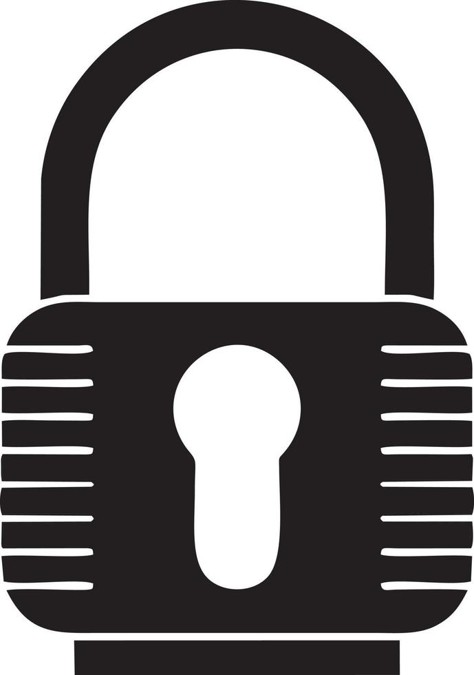 Lock security icon symbol vector image. Illustration of the key secure access system vector design. EPS 10