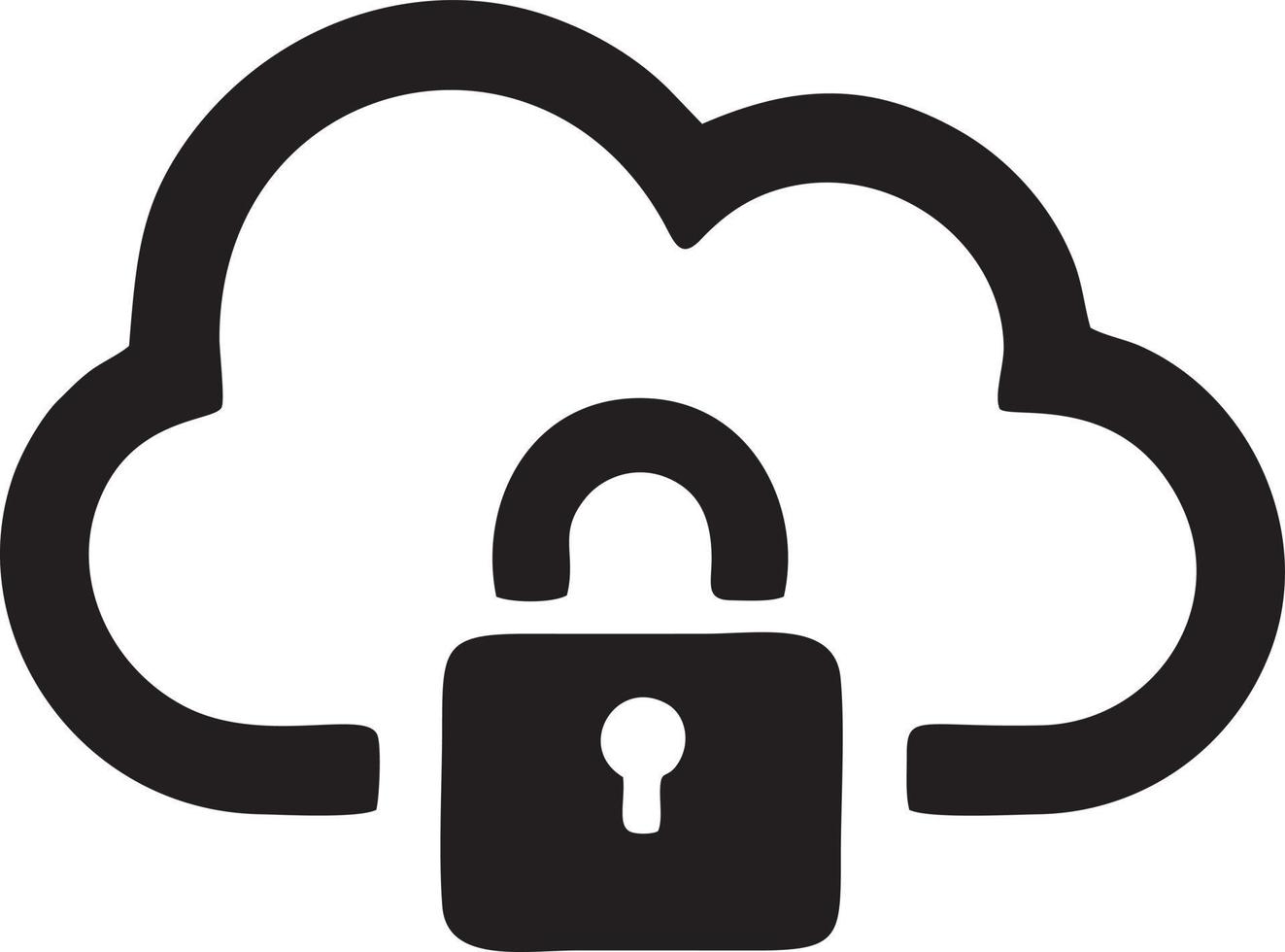 Lock security icon symbol vector image. Illustration of the key secure access system vector design. EPS 10