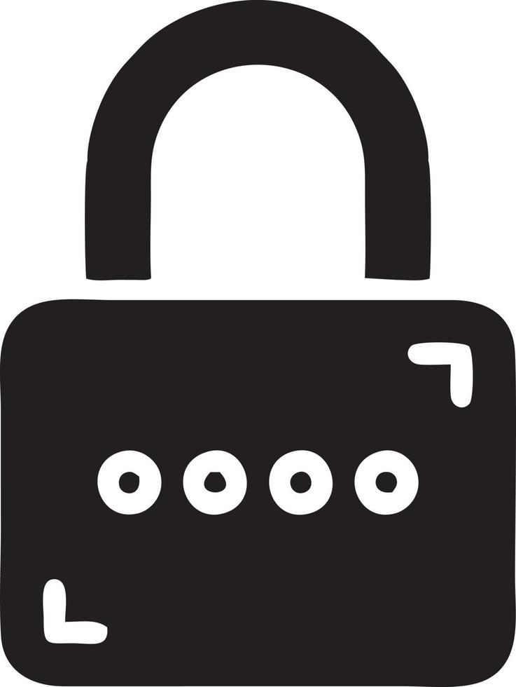 Lock security icon symbol vector image. Illustration of the key secure access system vector design. EPS 10