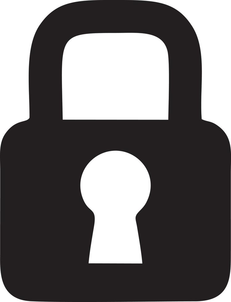 Lock security icon symbol vector image. Illustration of the key secure access system vector design. EPS 10