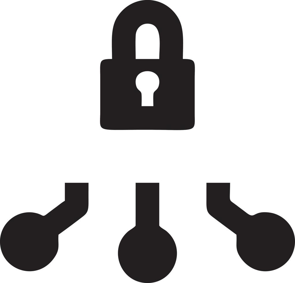 Lock security icon symbol vector image. Illustration of the key secure access system vector design. EPS 10