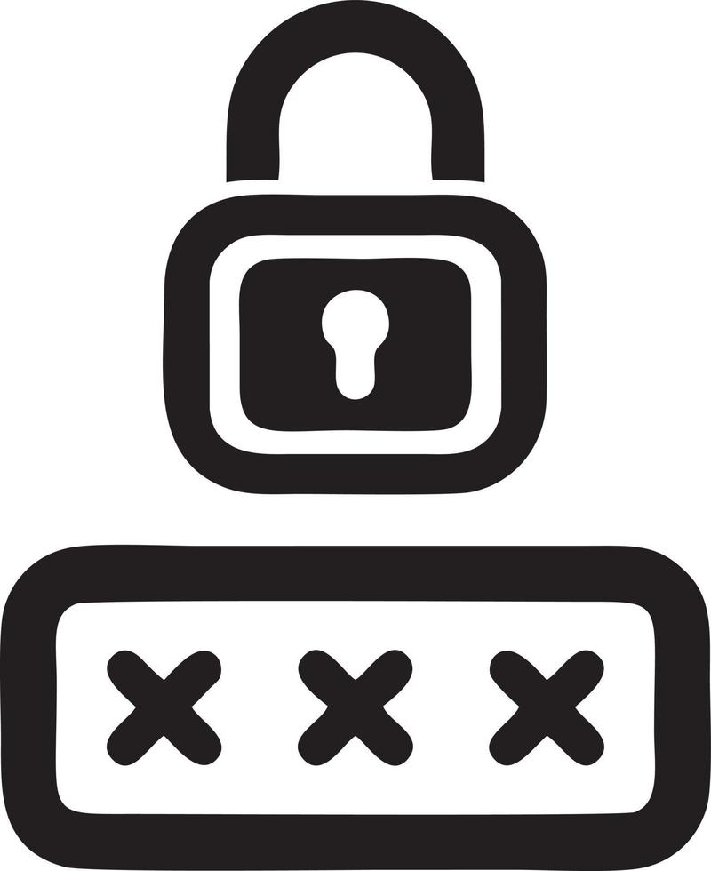 Lock security icon symbol vector image. Illustration of the key secure access system vector design. EPS 10