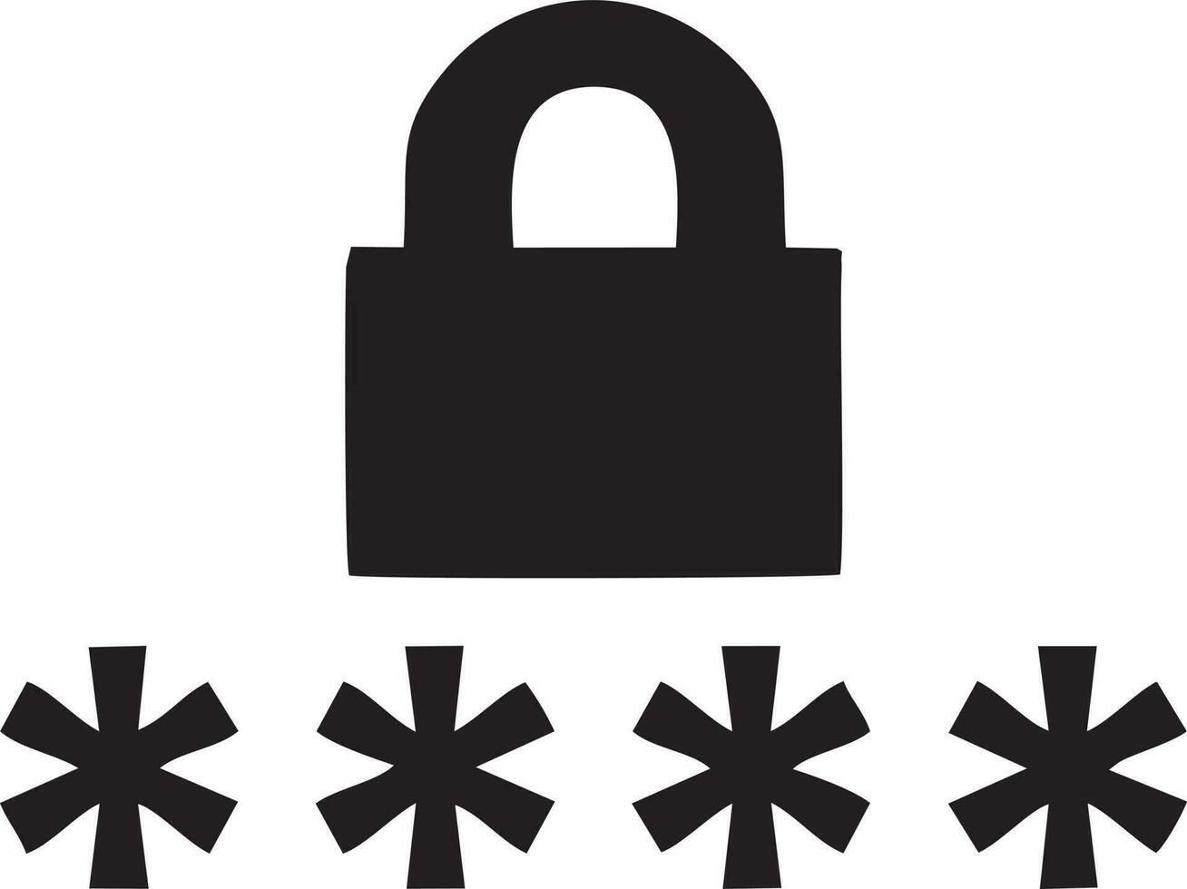 Lock security icon symbol vector image. Illustration of the key secure access system vector design. EPS 10